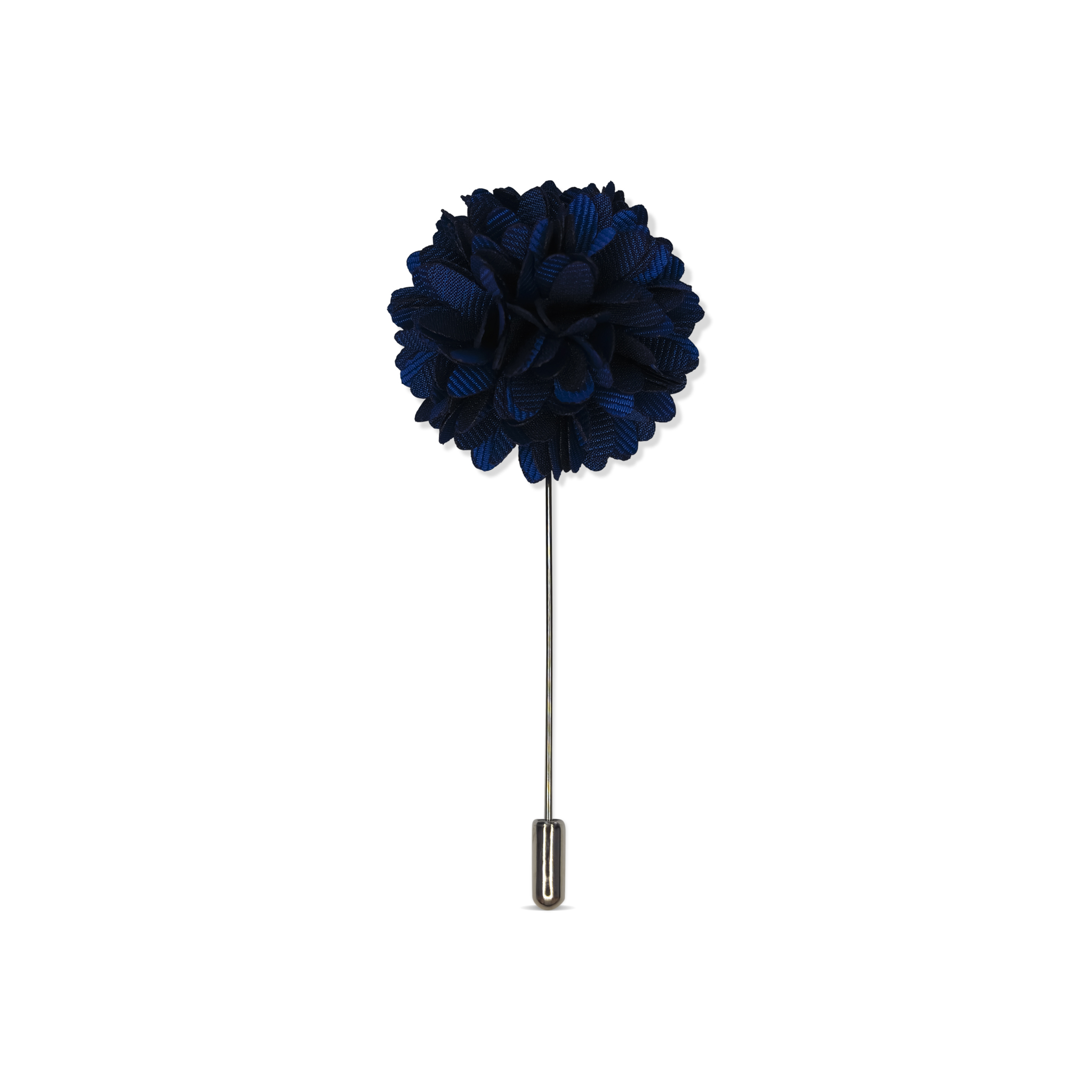 Orsette Floral Lapel Pin (Navy) - Handcrafted Lapel Pin by Elgati Atelier